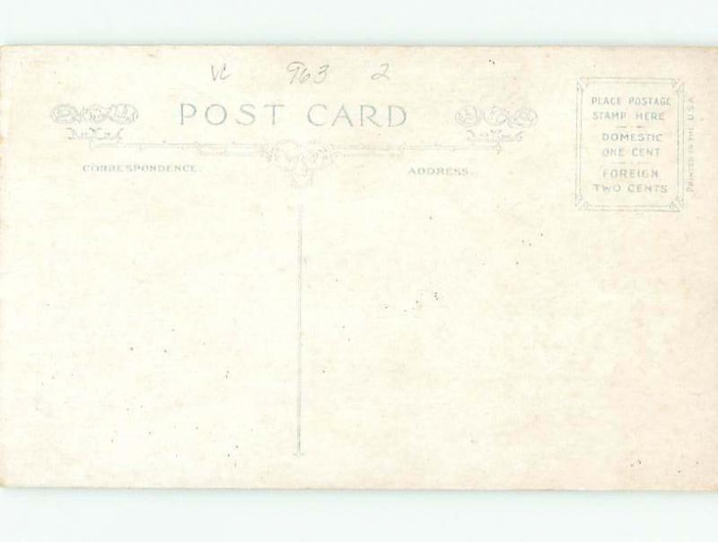 Pre-Linen Slight Risque Interest PRETTY GIRL USING ANTIQUE WATER PUMP AB7570