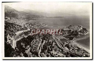 Old Postcard Principality of Monaco Panoramic View