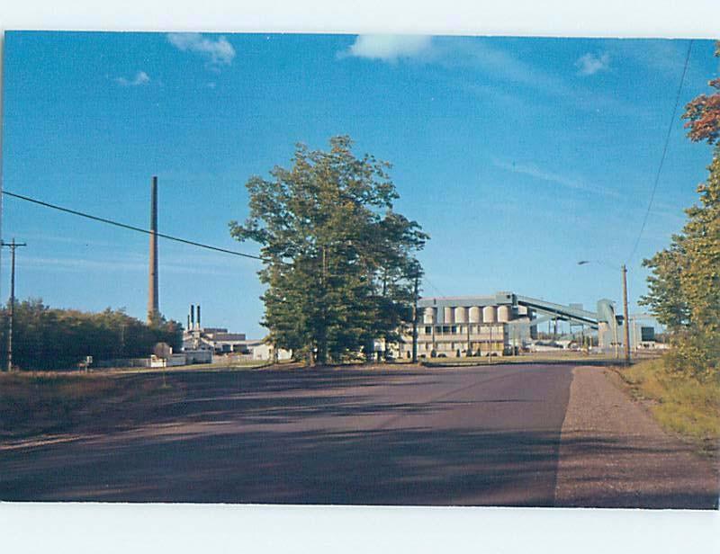 Unused Pre-1980 FACTORY SCENE White Pine Michigan MI c6569