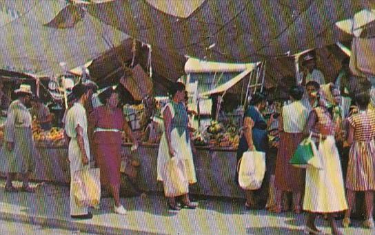 Curacao Floating Market 1957