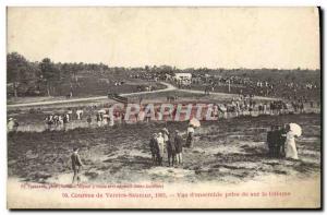 Old Postcard Equestrian Horse Racing Verri?s Saumur View d & # 39ensemble dec...