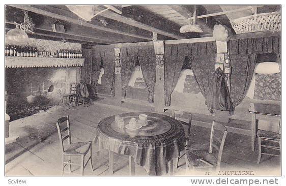 Interieur D'Une Maison Auvergnate, L'Auvergne, France, 1900-1910s