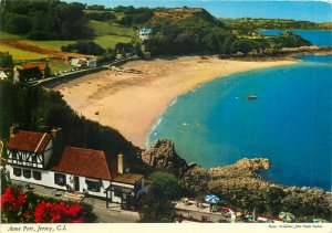 Anne Port Jersey panorama postcard stamp plane