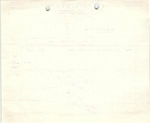 1947 CASHWELL'S GREENSBORO NORTH CAROLINA RF STRICKLAND INVOICE BILLHEAD Z813