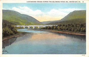 Lackawanna Bridge Delaware River - Delaware Water Gap, Pennsylvania PA  