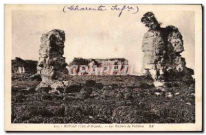 Old Postcard Rochers Royan Vallieres