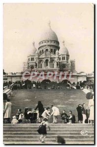 Modern Postcard Paris Le Sacre Coeur of Montmartre Children