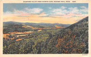 Stamford Valley from Hairpin Turn in Mohawk Trail, Massachusetts