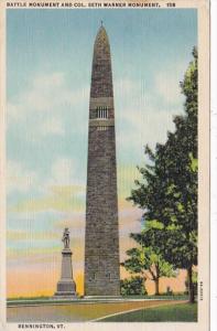 Vermont Bennington Battle Monument and Colonel Seth Warner Monument Curteich