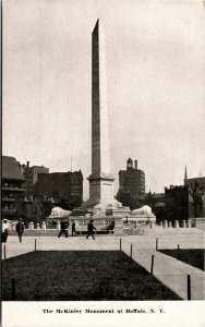 Postcard NY Buffalo The McKinley Monument Ad Card for N. Z. Graves Co. ~1910 H8