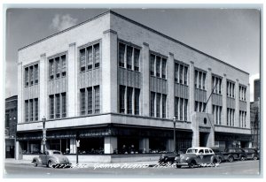 1957 City Hall Grand Island Nebraska NE Posted Vintage RPPC Photo Postcard