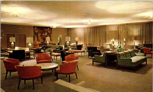 Champaign-Urbana, Illinois - University of Illinois - Lounge of Allen Hall -1961