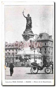 Old Postcard Collection Paris Petit Journal Square of the Republic