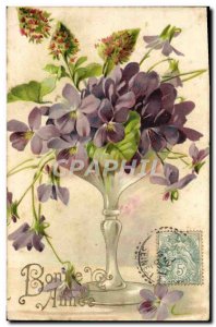 Old Postcard Fantasy Flowers