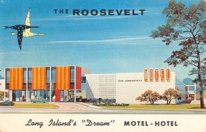 East Meadow New York The Roosevelt Street View Vintage Postcard K97518