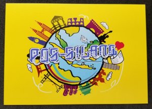 [AG] P812 Malaysia World Post Day Postcrossing Landmark Tourism (postcard) *New