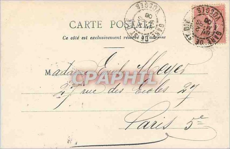 Old Postcard Saint Die Roche Fir Dry and Observatory Military Army