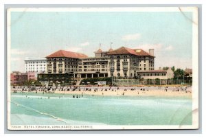 Vintage 1920's Advertising Postcard Hotel Virginia Long Beach California
