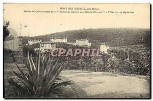 Old Postcard Sante Army near Mount of Birds Hyeres House convalescene of the ...