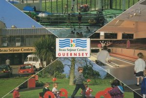 Ten Pin Bowling at Guernsey Channel Islands Postcard