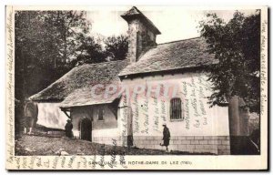 Old Postcard Shrine Of Our Lady Of Lez