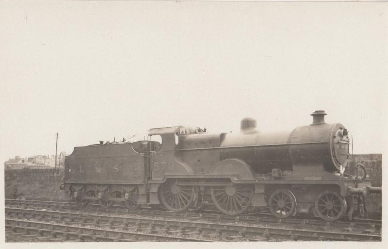 LMS Class 4-4-0 Number 579 Henry Fowler Train Antique Real Photo Postcard