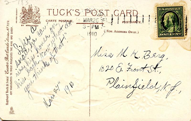 Greeting - Easter. Chick(s)