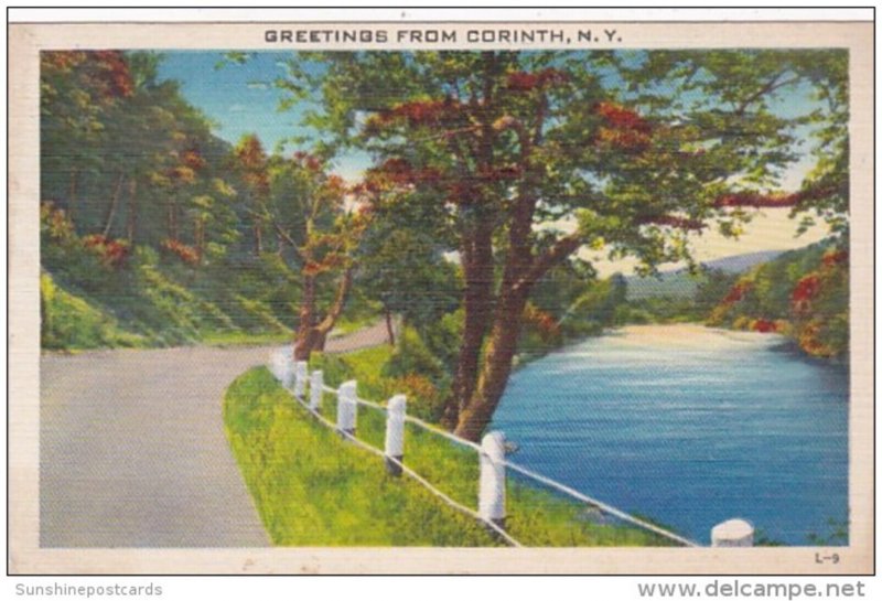 New York Greetings From Corinth 1947