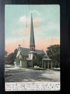 Vintage Postcard 1911 Trinity Episcopal Church, South Norwalk, Connecticut (CT)