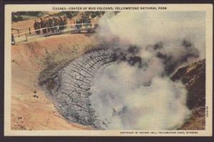 Crater of Mud Volcano,Yellowstone National Park Postcard 