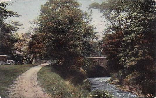 Scene At Wade Park Cleveland Ohio 1911