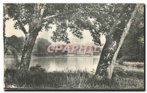 Old Postcard Rambouillet Chateau Seen from Isle of Treats