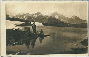 31917 AOSTA province vintage postcard - SAN BERNARDO: LAGO LONGET-