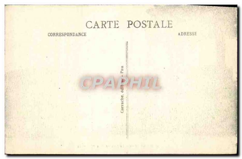 Old Postcard Pau La Chaine des Pyrenees