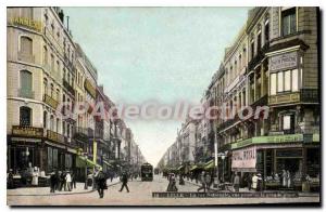 Postcard Old Lille National Street