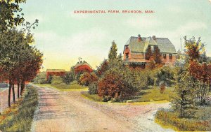 BRANDON MANITOBA CANADA~EXPERIMENTAL FARM ( STATION ACT ) 1910s POSTCARD