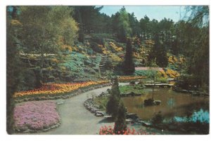 Rock Garden, Hamilton Ontario, Vintage 1970 Chrome Postcard, Fire  Slogan Cancel