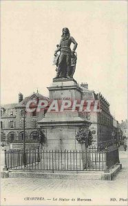 Old Postcard Chartres Statue Marceau