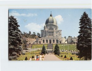 Postcard Basilica and Terraces, Saint Joseph's Oratory Of Mount-Royal, Canada