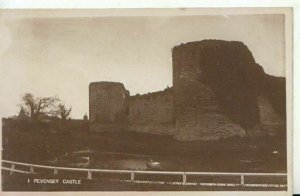 Sussex Postcard - Pevensey Castle - TZ9423