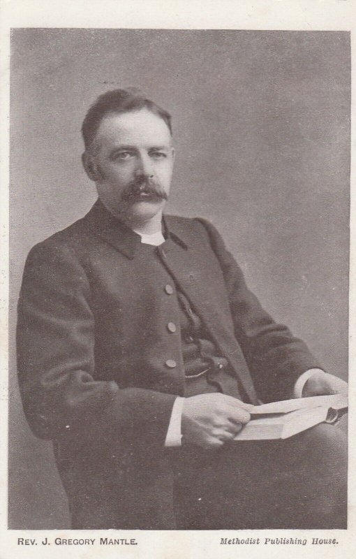 REV J GREGORY MANTLE - Vintage POSTCARD