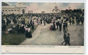 Grand Plaza Crowd Canadian National Exhibition Toronto Canada postcard