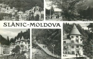 Romania Slanic-Moldova colaj diverse imagini carte postala