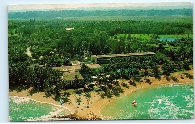 *Aerial View Dorado Beach Hotel Dorado Beach Puerto Rico Vintage Postcard B71