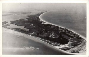 Anna Maria Island FL Florida Aerial View Real Photo Postcard