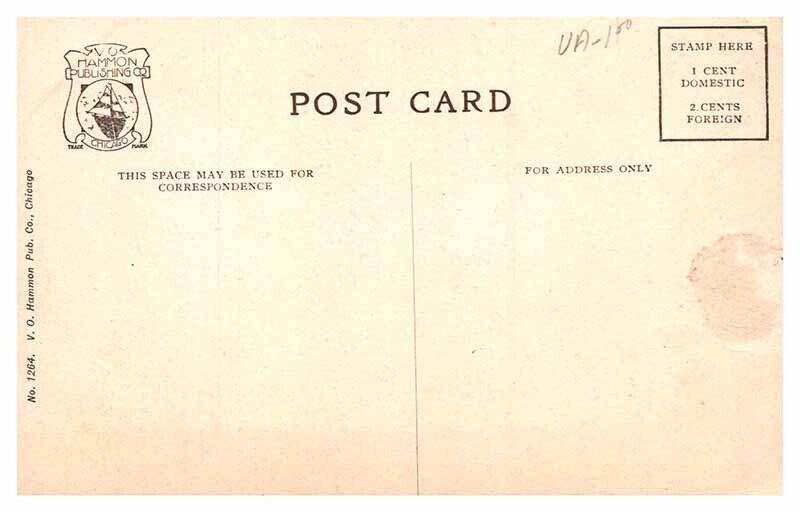 Postcard ROAD SCENE Benton Harbor Michigan MI AR1213