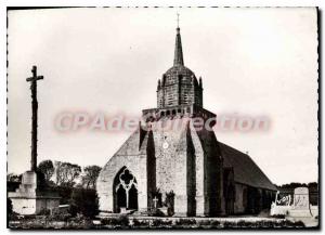 Modern Postcard Perros Guirec Church and Calvary