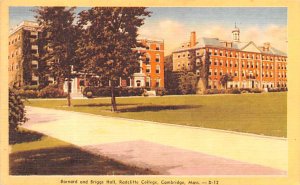 Barnard and Briggs Hall, Radcliffe College Cambridge, Massachusetts MA