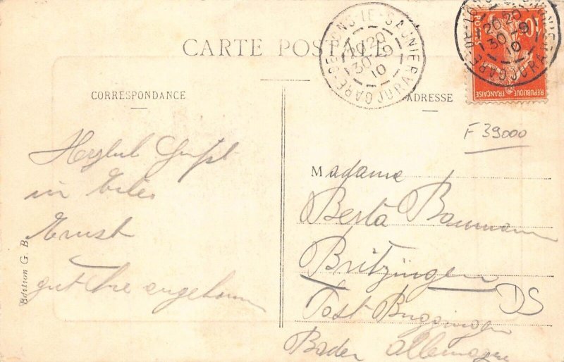 L307 France 1910 Lons-le-Saunier Etablissement Thermal vintage postcard