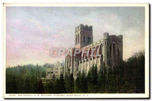 Old Postcard The Chapel US Military Academy West Point